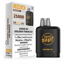Level X Boost Good Ol Golden Tobacco 25k 20mg